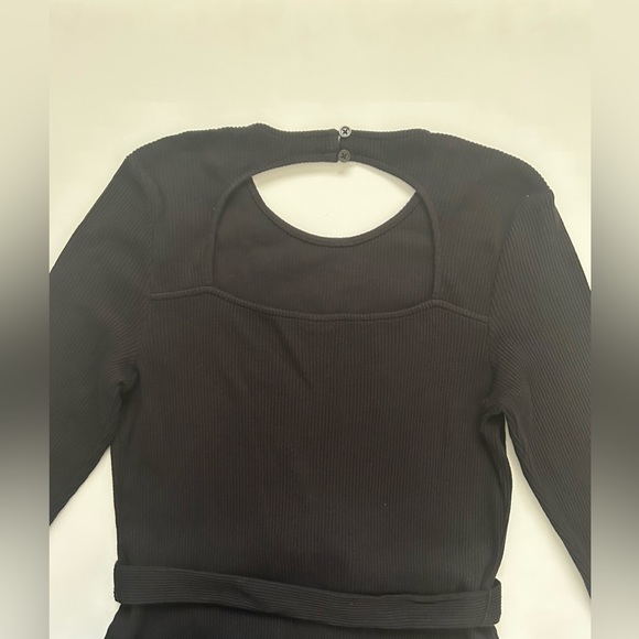 Who What Wear Black Bodycon Maxi Dress Sz. L. - Picture 3 of 7